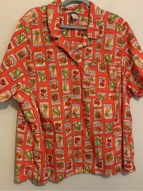 Duluth Trading Hemp Organic Cotton Farmers Market Top 3X 3-X-Large